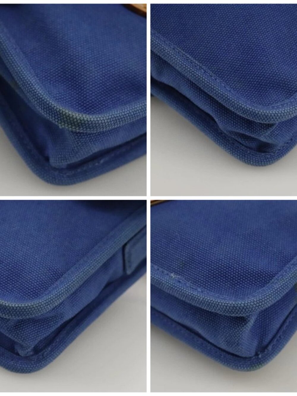 PRADA Shoulder Bag Canvas Blue Auth 111326 - Picture 16 of 16